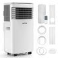 Mobile Klimaanlage 7000 BTU mit Abluftschlauch | 4-in-1 Mobiles Klimagerät | Leiser Betrieb | Digitaldisplay + Fernbedienung | Fenster-Installationsset | 24h-Timer | Für Räume bis 25 m²