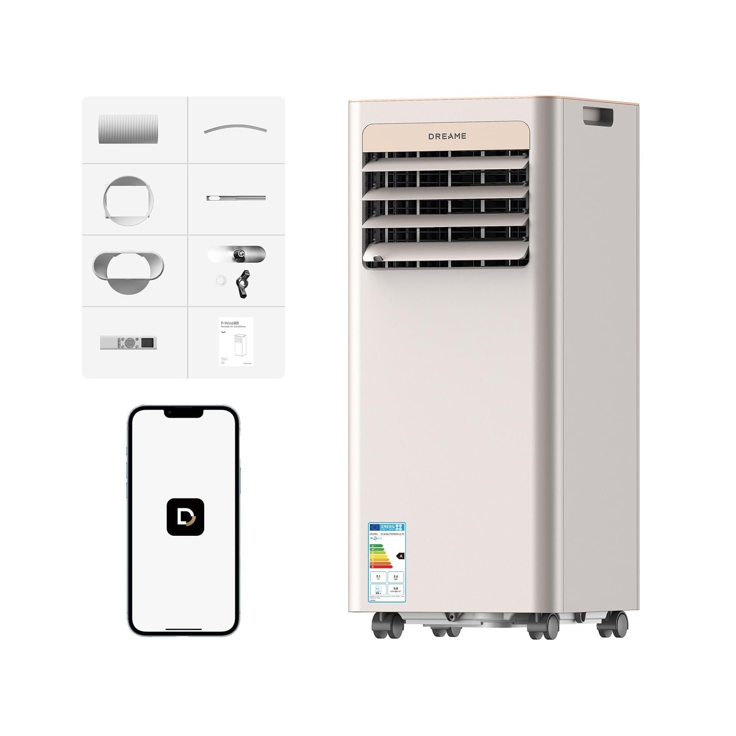 DREAME P-Wind10 7000 BTU mobile 3-in-1 Klimaanlage